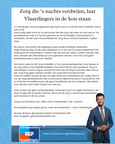 Persbericht Nachtzorg